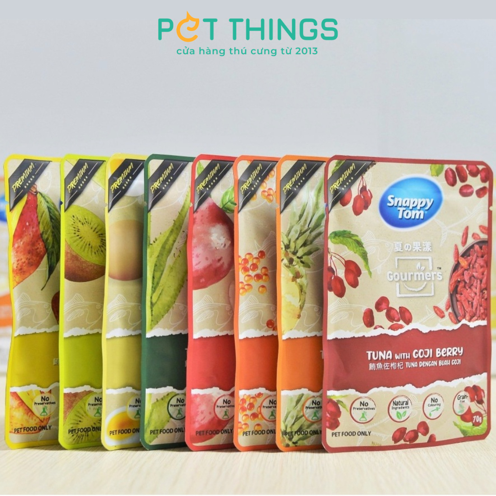 Pate Mèo Snappy Tom Gourmers 70g, Thức Ăn Ướt Cho Mèo