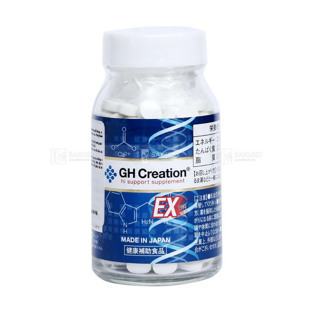 Viên Uống Tăng Chiều Cao GH Creation EX+ Mẫu Nhật Bản 270 Viên Chính hãng.