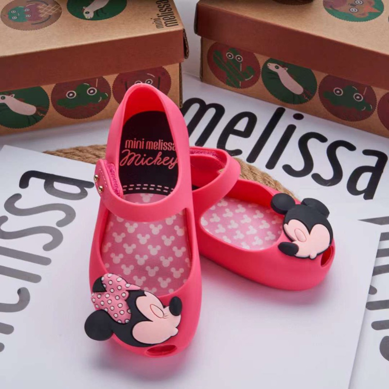Giầy nhựa thơm Melisa mickey cho bé gái, giầy mickey cho bé siêu mềm và êm chân
