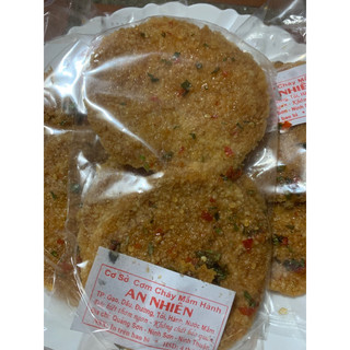 3 miếng cơm cháy mắm hành