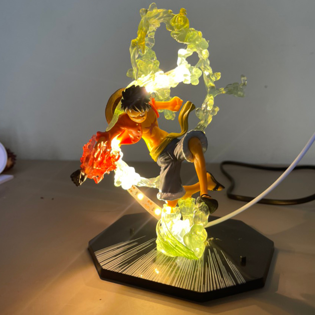 Mô Hình Luffy Gear 2 18CM Hỏa Quyền Mô hình One Piece Cao Cấp, Figure Mô Hình Anmie One Piece Luffy Vua Hải Tặc