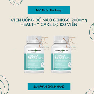 ĐỦ BILL_VIÊN BỔ NÃO GINKGO HEALTHY CARE ÚC LỌ 100v