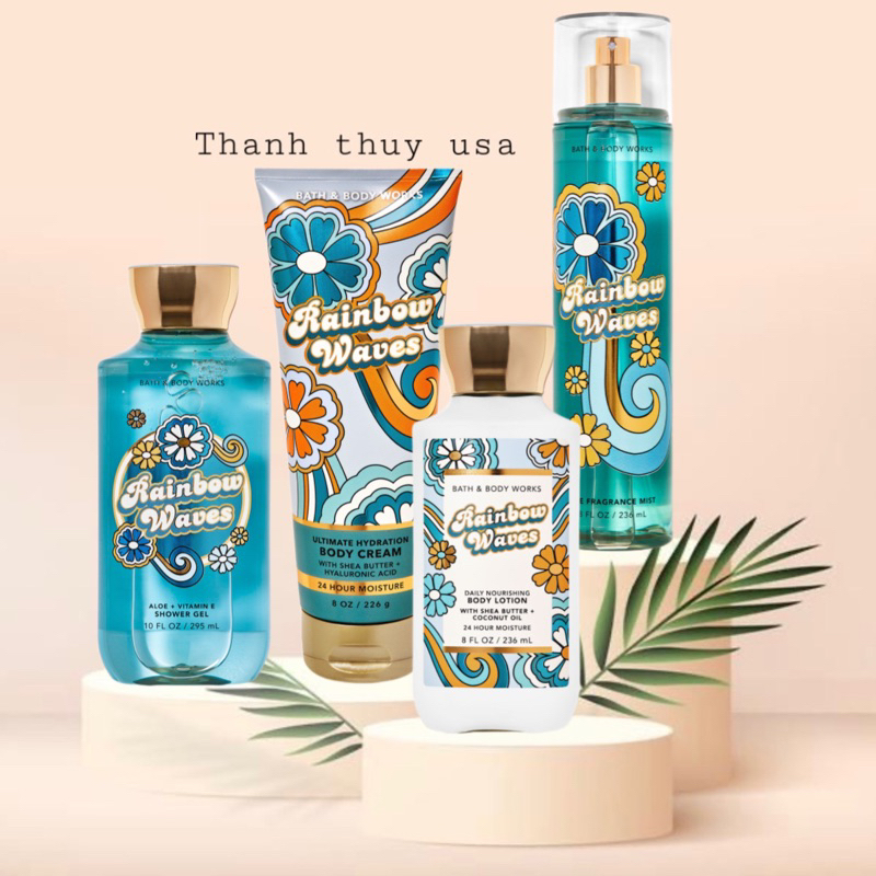 Bộ Sản Phẩm Sữa Tắm - Lotion - Xịt Thơm Toàn Thân Bath & Body Works