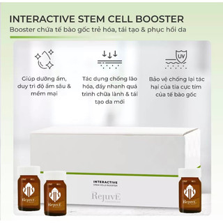 ✅Chính Hãng - Tế bào gốc tái tạo da, trẻ hoá và làm đầy sẹo rỗ Rejuve Interactive Stem Cell Booster
