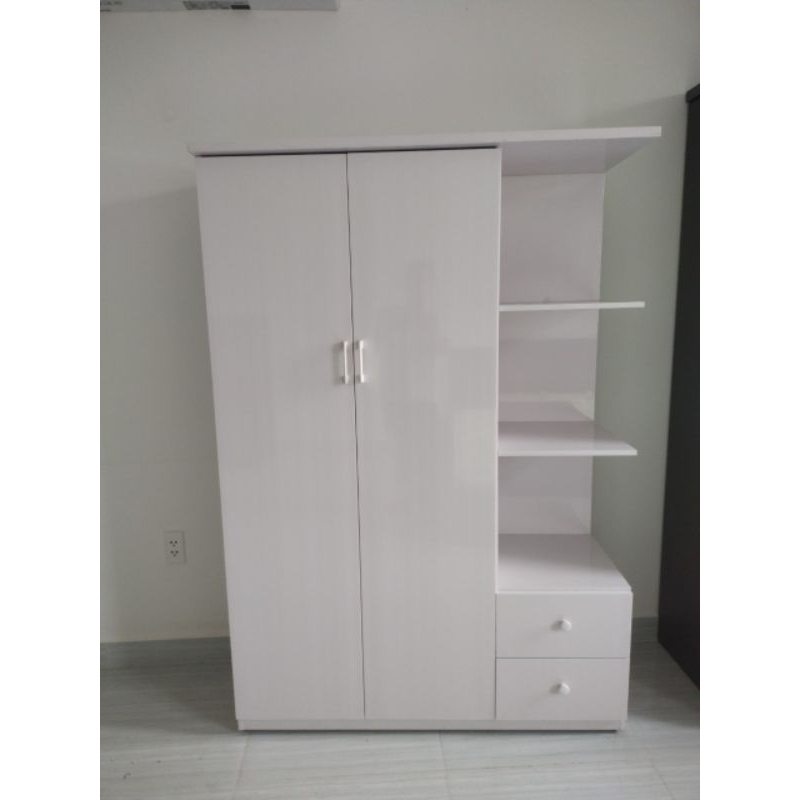 Tủ Nhựa Đựng Quần Áo Cao Cấp - Kèm Kệ Trang Trí - Siêu Đẹp, Siêu Bền ( Free Ship Hcm )
