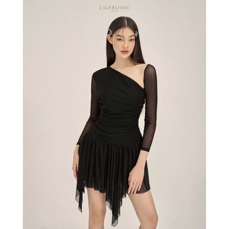 Caleelilou - Đầm thun lưới Camille