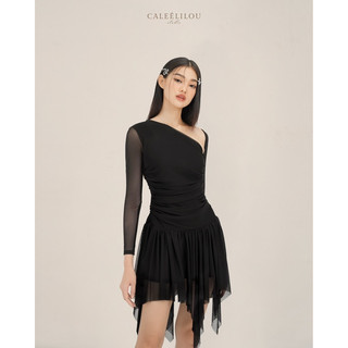 Caleelilou - Đầm thun lưới Camille