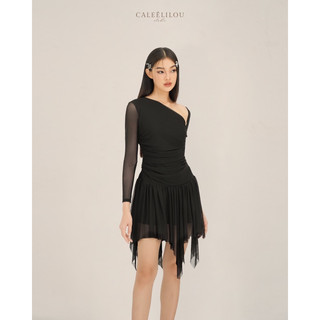 Caleelilou - Đầm thun lưới Camille