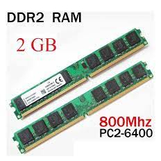 Ram DDR2 2G PC lắp main G31 Ram DDR2 buss 800