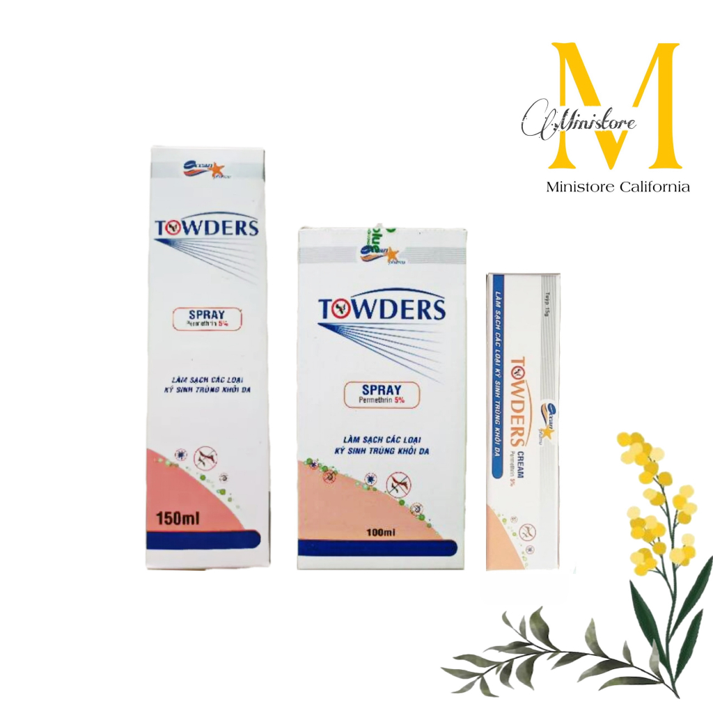 Sản phẩm làm sạch ghẻ Towders Spray
