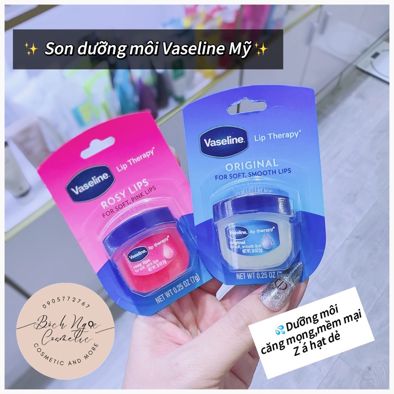 SON DƯỠNG MÔI VASELINE MỸ