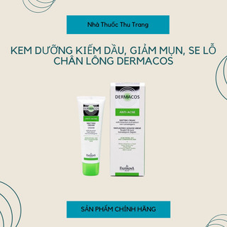 ĐỦ BILL- Kem dưỡng ẩm kiềm dầu, giảm mụn Dermacos Anti Acne Matting Cream-50ml