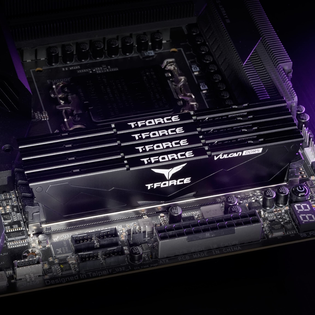 RAM TEAMGROUP T-Force Vulcan DDR5 5600MHz 32GB/64GB Kit  CL36 Black - BẢO HÀNH 5 NĂM CHÍNH HÃNG