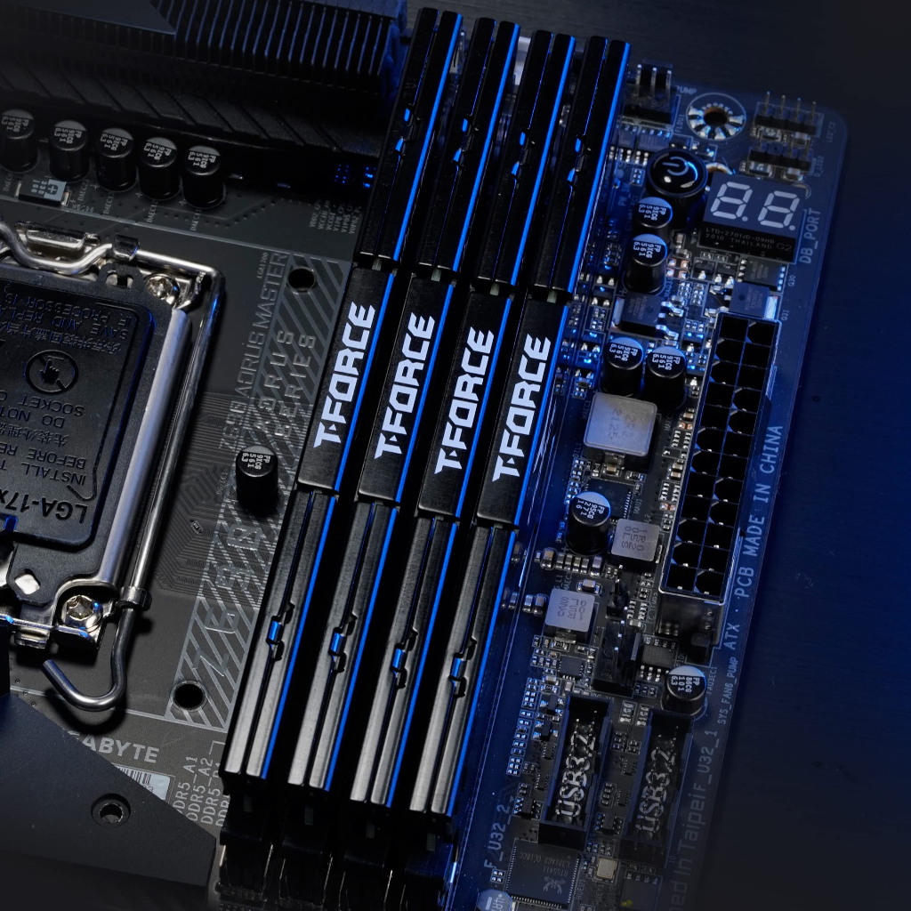 RAM TEAMGROUP T-Force Vulcan DDR5 5600MHz 32GB/64GB Kit  CL36 Black - BẢO HÀNH 5 NĂM CHÍNH HÃNG