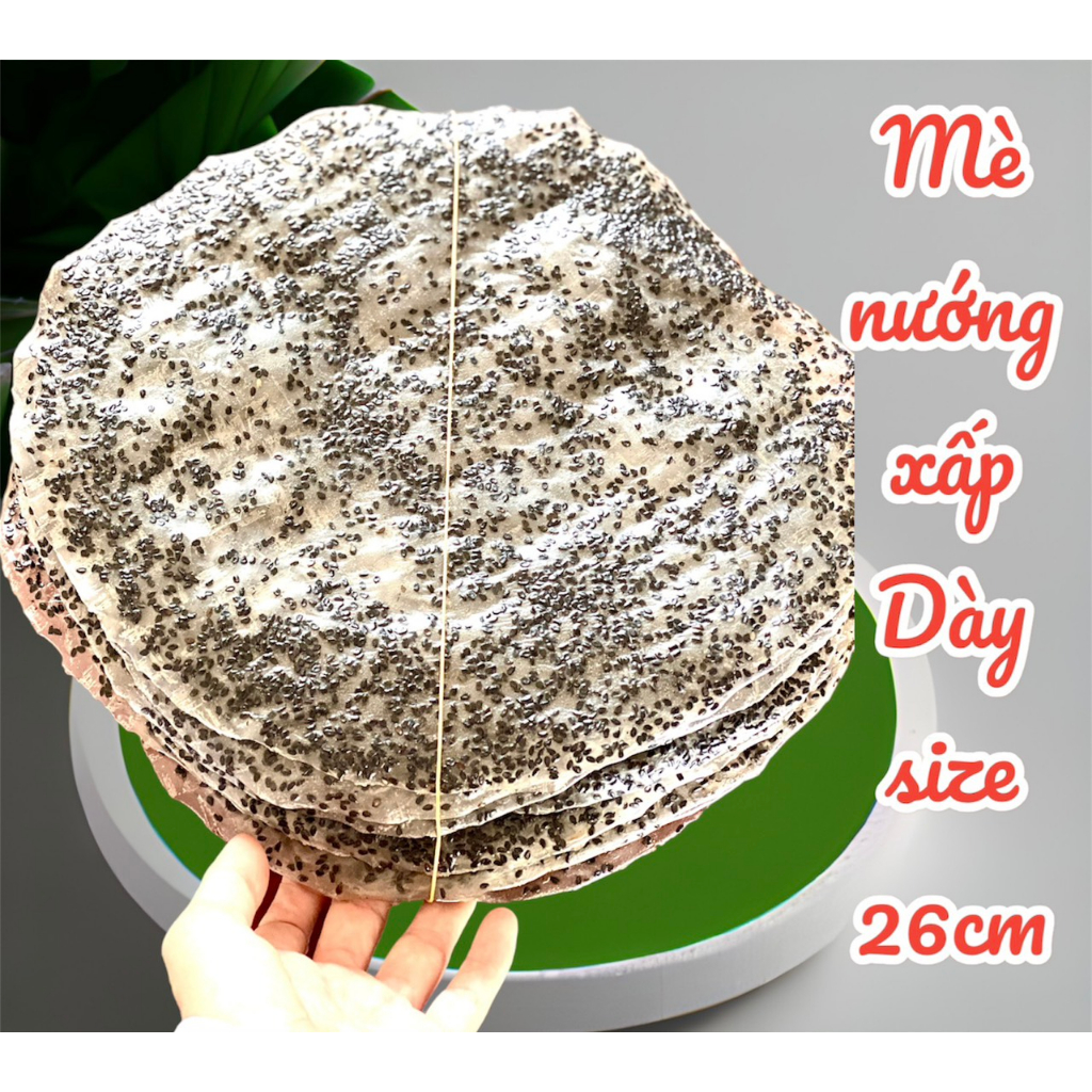 Bánh Tráng Gạo Mè Đen Tròn Dùng Nướng Dày, Bánh Đa Ngon Đặc Sản Phan Rang Shop Bách Hóa Đô