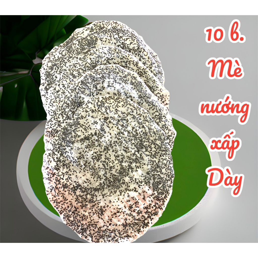 Bánh Tráng Gạo Mè Đen Tròn Dùng Nướng Dày, Bánh Đa Ngon Đặc Sản Phan Rang Shop Bách Hóa Đô