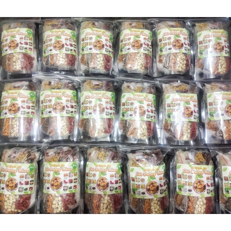 Combo 10 set chè dưỡng nhan 18 vị