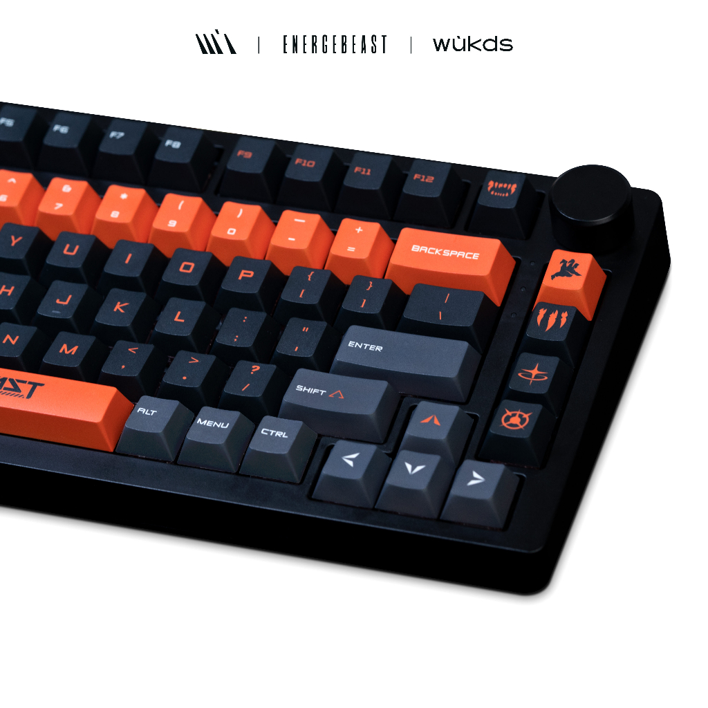 Bộ nút bàn phím cơ | Keycap Cherry Wukds ENERGE BEAST PBT Dyesub - 143 nút