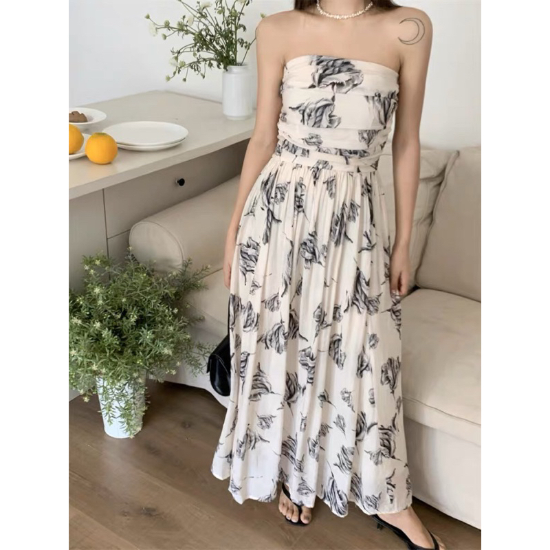 ĐẦM VOAN CÚP NGỰC MAXI