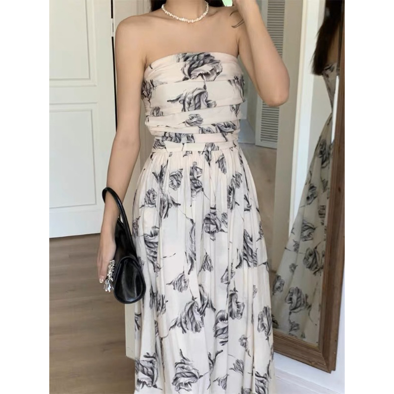 ĐẦM VOAN CÚP NGỰC MAXI