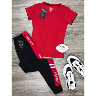 Quần jogger chữ dọc anling [hình thật shop chụp] Eothon60