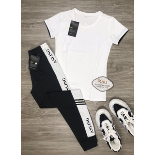 Quần jogger chữ dọc anling [hình thật shop chụp] Eothon60