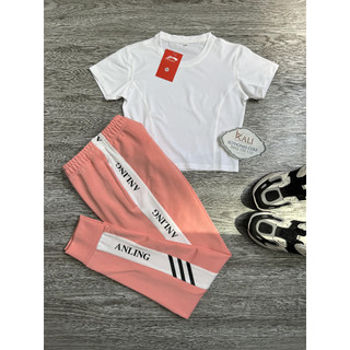 Quần jogger chữ dọc anling [hình thật shop chụp] Eothon60