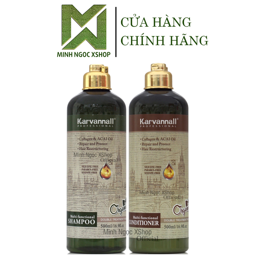 Dầu gội xả ngăn ngừa gàu và rụng tóc Karvannall 500ML chính hãng