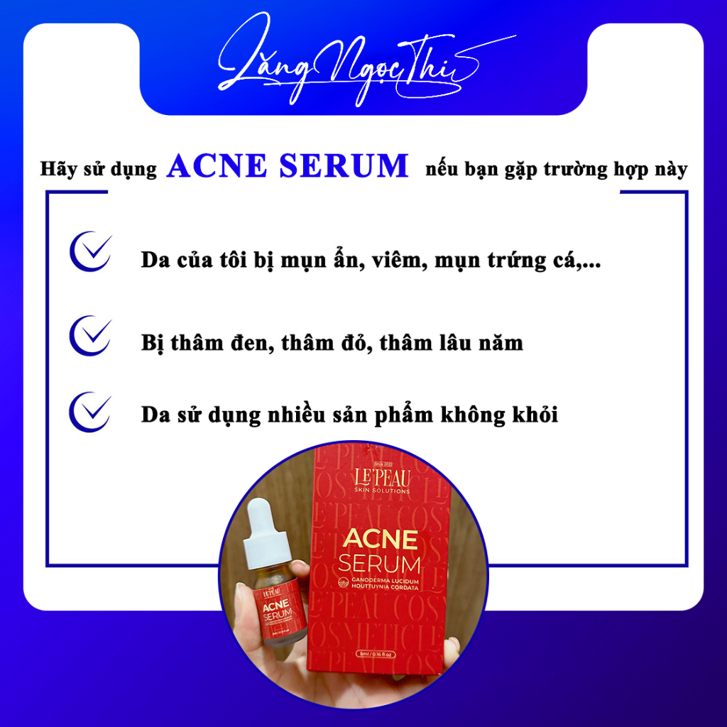 Serum mụn diếp cá - LE'PEAU