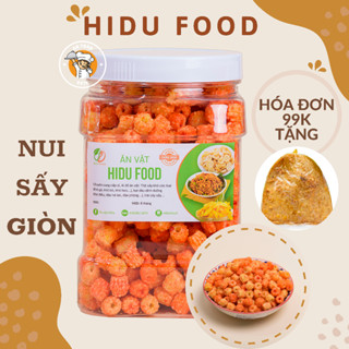 Hộp 500gr Nui sấy giòn HiDuFood cay đậm vị loại ngon