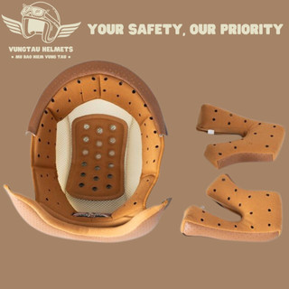Lót mũ bảo hiểm Fullface Bulldog Torii - VungTau Helmets - Mũ bảo hiểm chính hãng Vũng Tàu