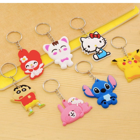 Móc khóa silicon siêu rẻ. giao ngẫu nhiên.