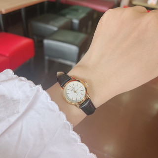 Đồng hồ nữ Hale Ah348 dây da nhỏ xinh máy nhật chống nước tốt 