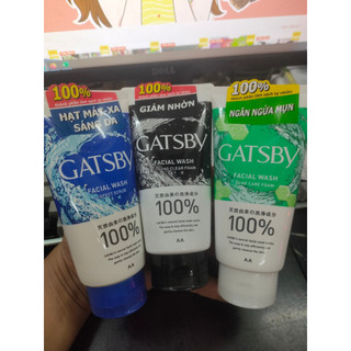 Sữa Rửa Mặt Gatsby Dạng Hạt Sạch Bụi Bẩn & Dầu Nhờn/ Ngăn Ngừa Mụn 130gr
