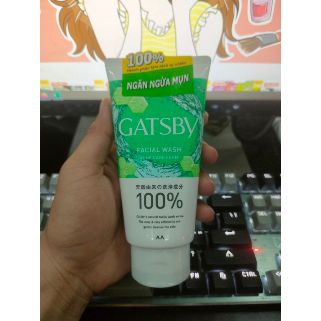 Sữa Rửa Mặt Gatsby Dạng Hạt Sạch Bụi Bẩn & Dầu Nhờn/ Ngăn Ngừa Mụn 130gr