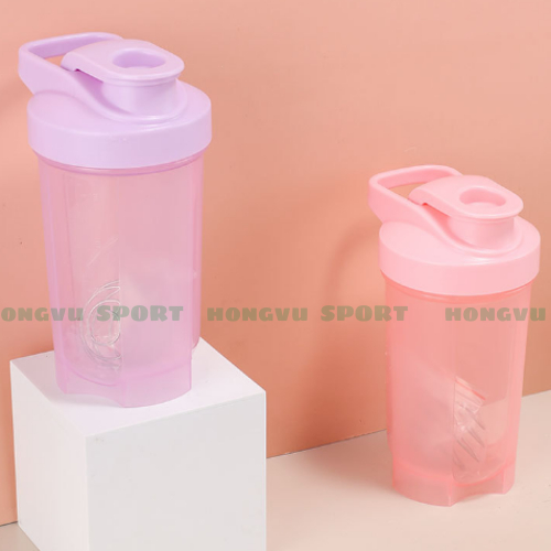 Bình Nước Tập Gym, Thể Thao Có Con Lắc Lò Xò Tiện Lợi HV329 500ml