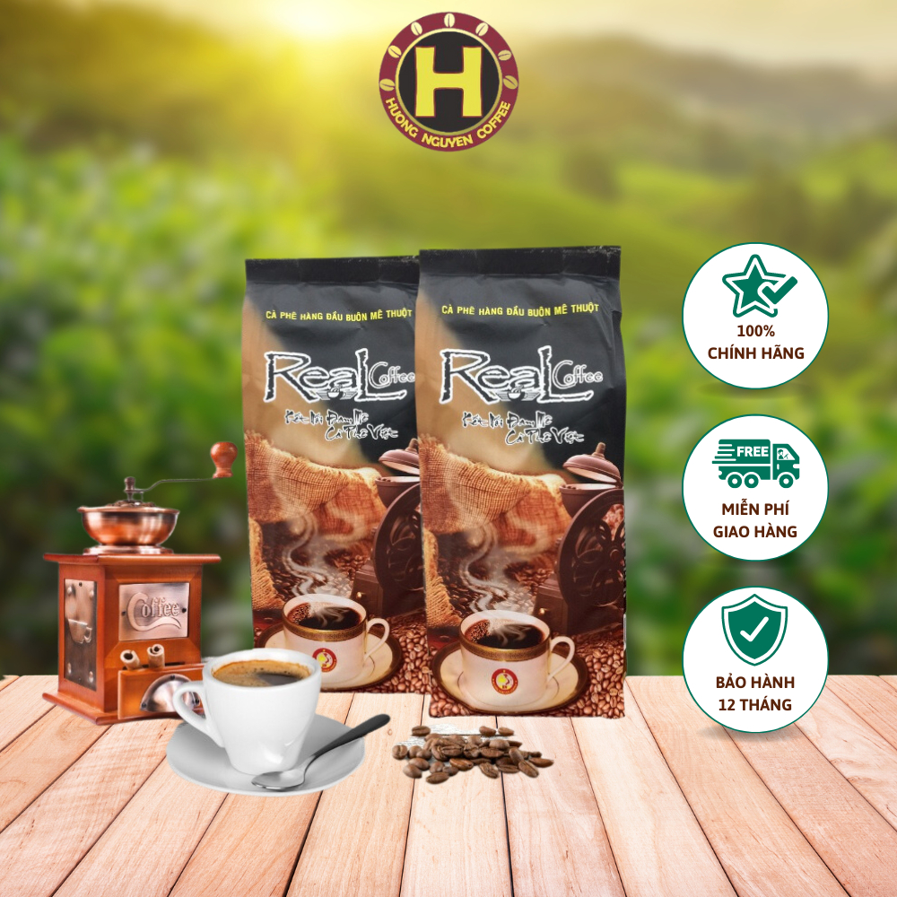 (SIÊU NGON) Real coffee-Black coffee, Cà phê truyền thống - gói 500g