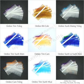 Ombre Nâu Đen - Mi Lụa Màu Classic 0.07 Mix Size (14 line)