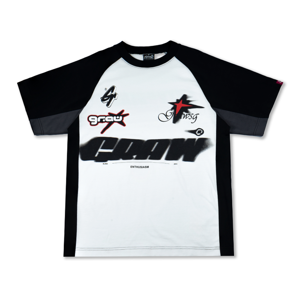 Áo Thun Basic 2.0 Graw Oversized / Black White