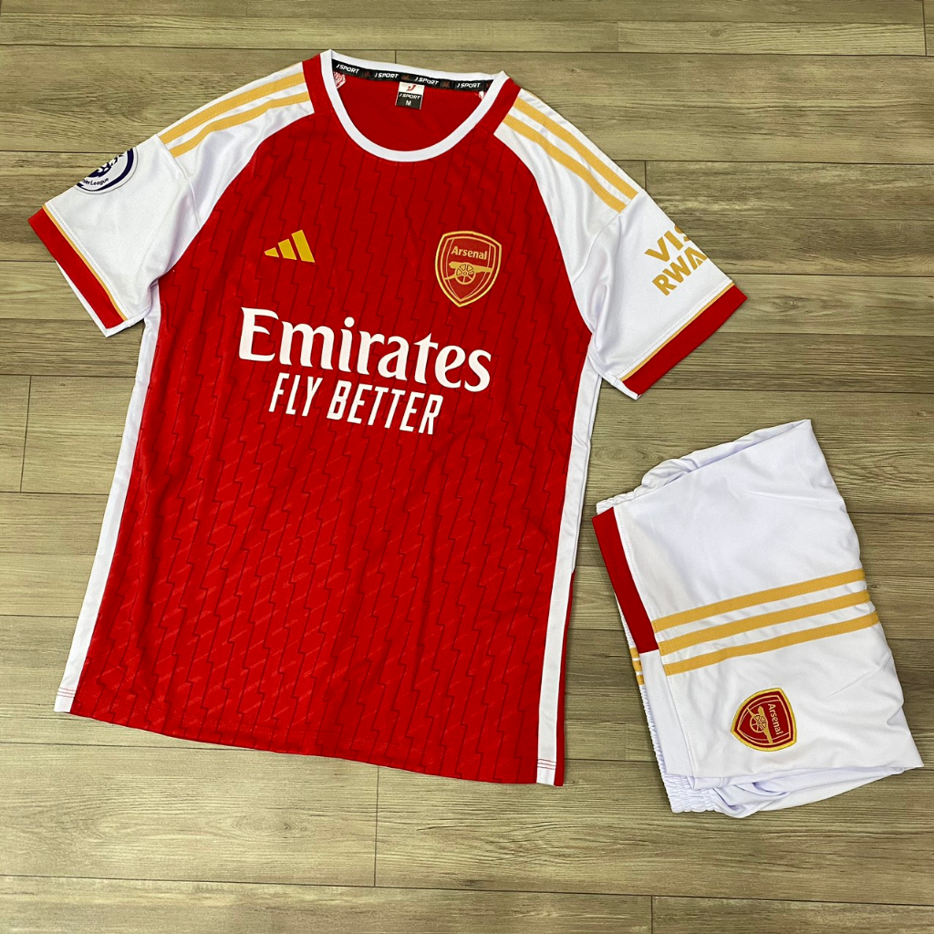 Bộ quần áo bóng đá ARSENAL đỏ sân nhà JP2024-FLG