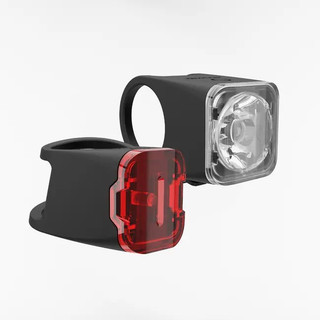 Bộ đèn led xe đạp gắn trước/sau sạc usb st 540 elops-decathlon