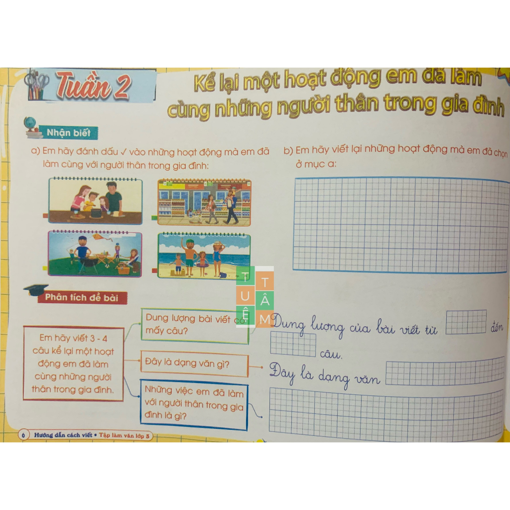 Sách - Hướng dẫn cách viết Tập làm văn lớp 3