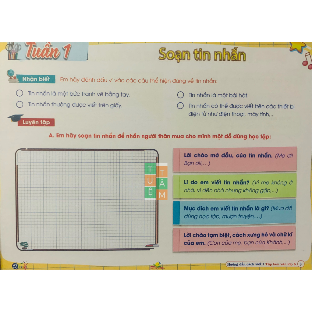 Sách - Hướng dẫn cách viết Tập làm văn lớp 3
