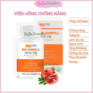 Viên uống chống nắng, Bio Sunpill Hàn Quốc, viên chống nắng nội sinh phục hồi bảo vệ da