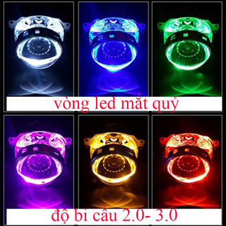 Vòng thiên thần - led mắt quỷ gắn bi cầu led xe máy