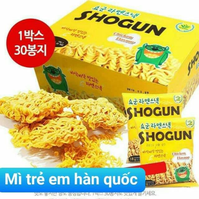 COMBO 20GÓI Mì Tôm Trẻ Em Ăn Liền Hàn Quốc SHOGUN Vị Gà SIÊU HOT, đồ ăn vặt