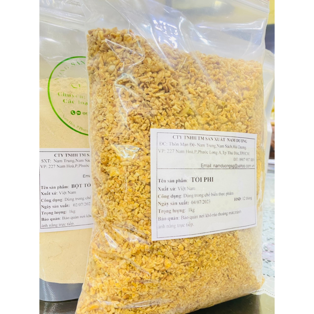 Tỏi phi thơm giòn túi - 500gr