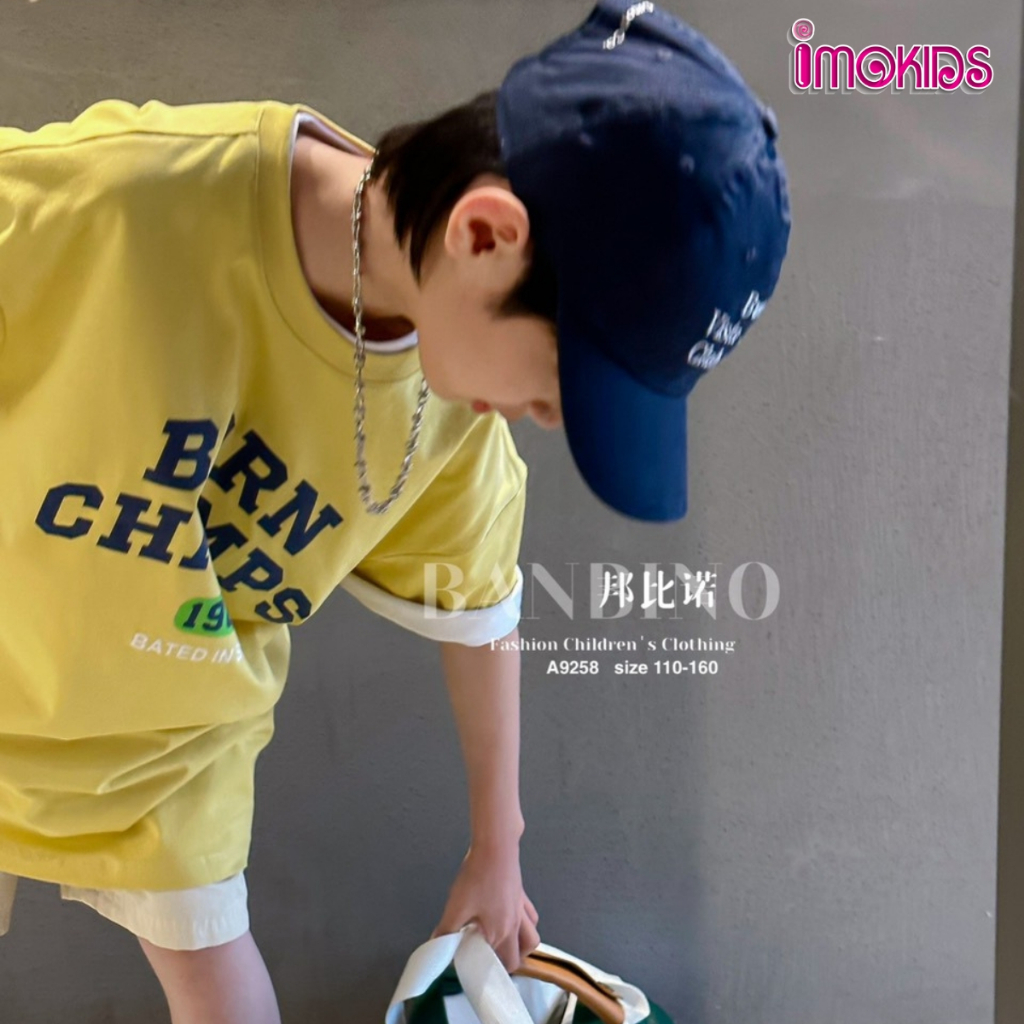 Áo thun bé trai size đại Banbino 26kg-52kg áo cộc tay cho bé cao cấp chất thun cao cấp co giãn thoải mái thời trang qate