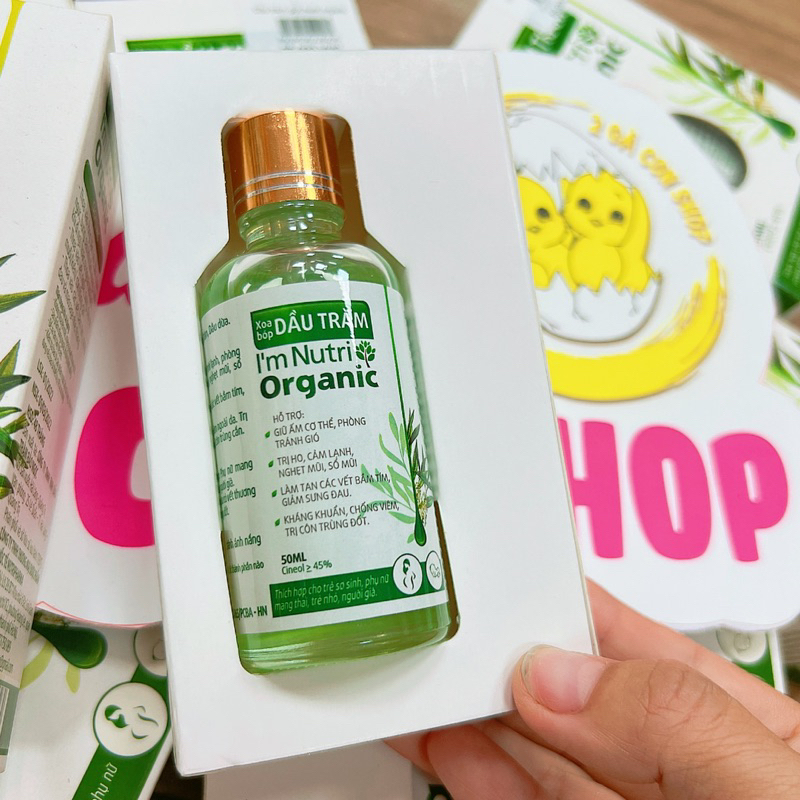 Dầu tràm dừa organic nguyên chất
