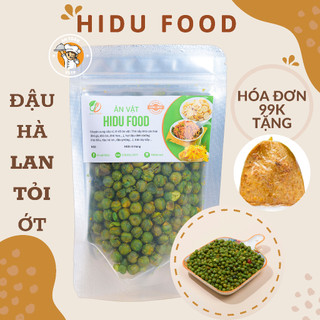 Đậu hà lan tỏi ớt  tẩm vị rang muối sấy giòn đồ ăn vặt HiDuFood